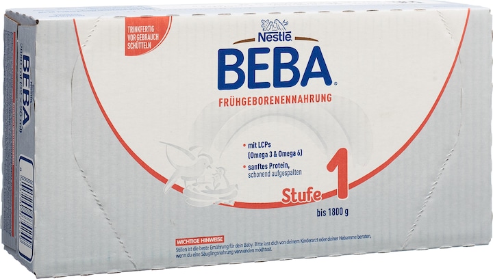 Produktbild Beba Frühgeborenennahrung Stufe 1 Trinkfertig liq (1880 g, bis 12 Monate)