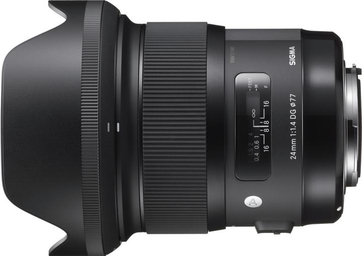 Image du produit Sigma 24mm, f/1.4 DG HSM ART, Canon EF (Canon EF-S, Canon EF, Plein format)