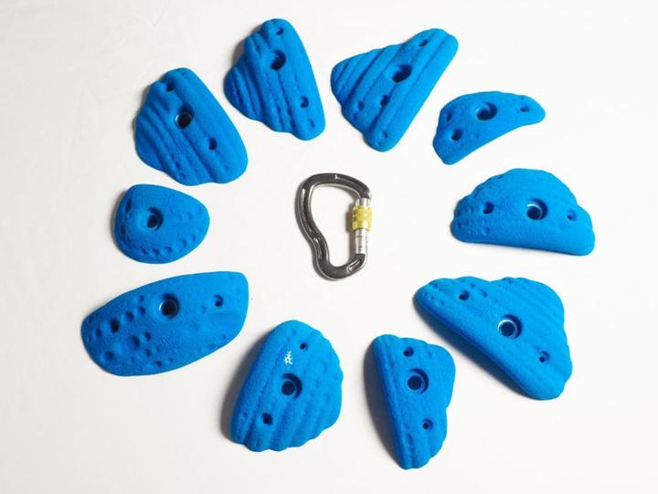 Allgäu Holds Sandstein Incut M Klettergriffe Set (Neon-orange)