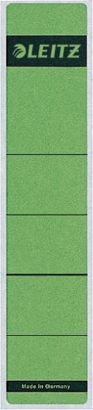 Image du produit Leitz Etiquette de dos de dossier, 39 x 192 mm, courte, étroite, verte, convient pour le carton standard