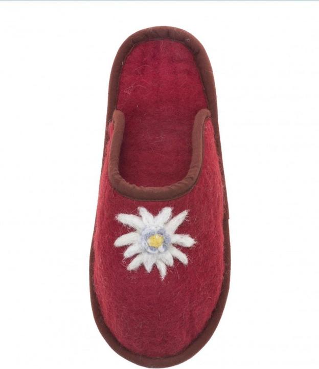 Actual product image Glorex Felt slippers red, size M (39, 40)