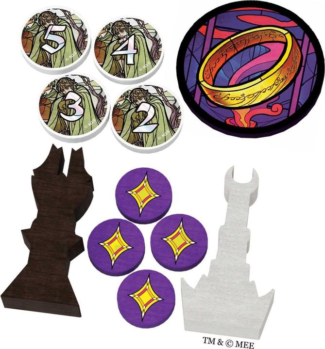 Produktbild Lord of the rings : The Two Towers Trick-Taking Game (ODLO05EN) (Deutsch, Englisch, 1 - 4 Spieler)