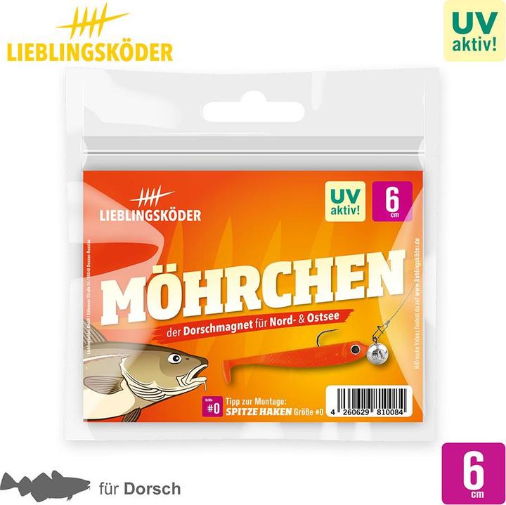 Actual product image Lieblingsköder Carrot (cod magnet) (10 cm)