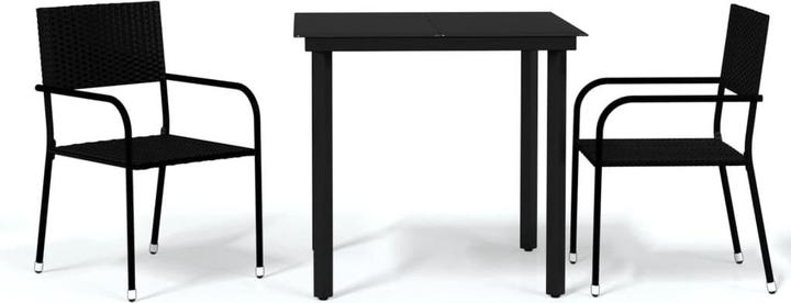 Produktbild vidaXL Garten Essgruppe (80 x 80 x 74 cm)