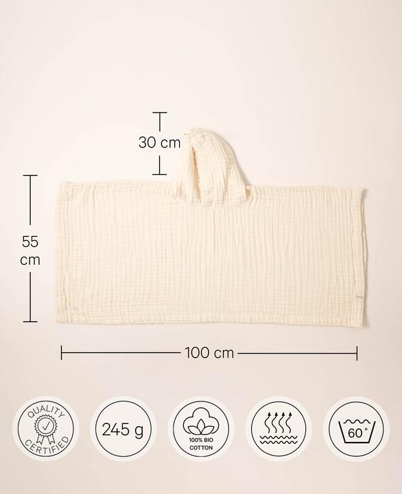 Immagine prodotto Esmée Accappatoio per bambini, Poncho