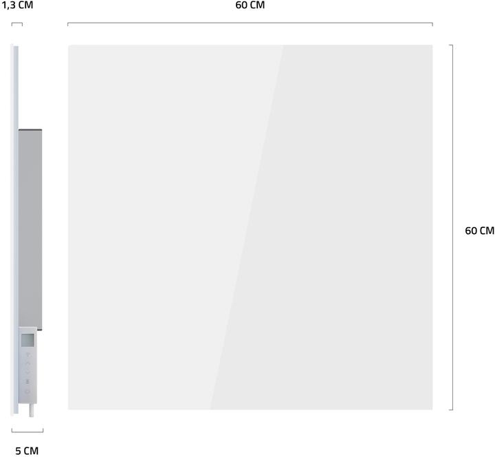 Actual product image Hombli Smart IR Glass Heatpanel 400w