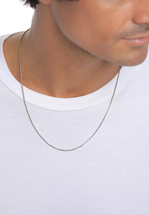 Produktbild Kuzzoi Halskette Herren Basic Kordelkette Gedreht Fein 925 Silber (925er Sterling Silber, 55 cm)