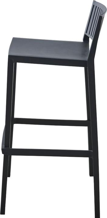 Productafbeelding Siena Garden Barkruk Lane antraciet Polypropyleen/glasvezel frame