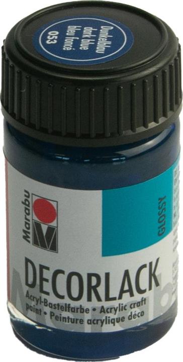 Immagine prodotto Marabu Lacca decorativa acrilica 15 ml blu scuro (Blu scuro, 15 ml)