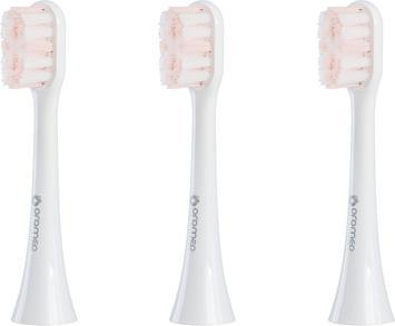 Oromed Oro-Smile Sonic Toothbrush Heads White, 3 Pieces