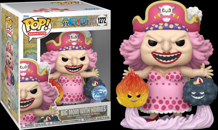 Image du produit Funko One Piece Super Sized POP! Animation Vinyl Figur Big Mom w/Homies 15 cm