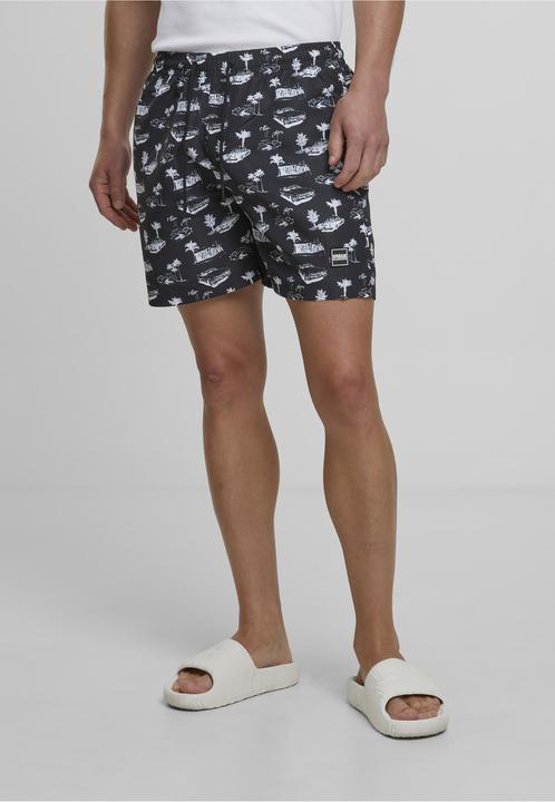 Produktbild Urban Classics Pattern Swim Shorts - 4984 (XXL)