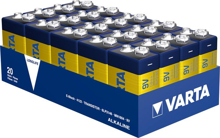 Varta Longlife (20 pcs., 9V Block)