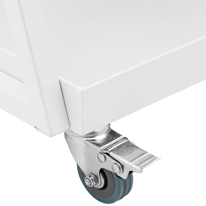 Actual product image Physa Cosmetic trolley - 1 lockable drawer - 3 Shelves - max. 80 kg - white