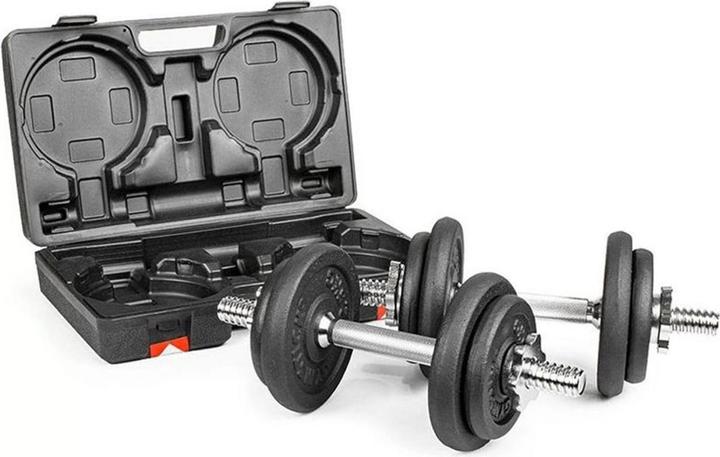 Gymstick Adjustable Dumbbell Set (4 x 1.25 kg, 4 x 2.5 kg)