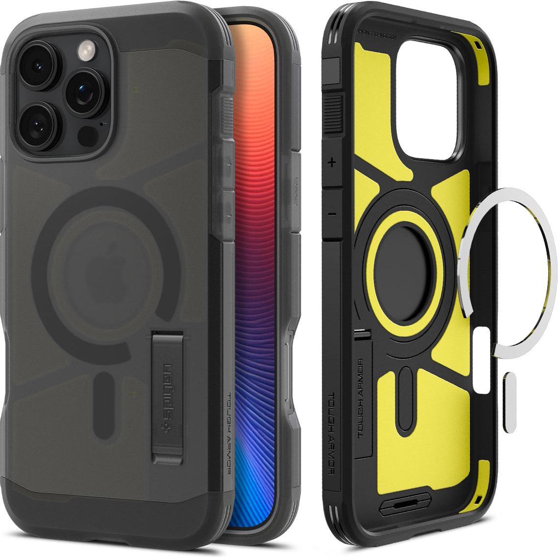 Spigen Nero Tough Armor Ai (Magfit) (Apple Iphone 16 Pro), Cover Smartphone,