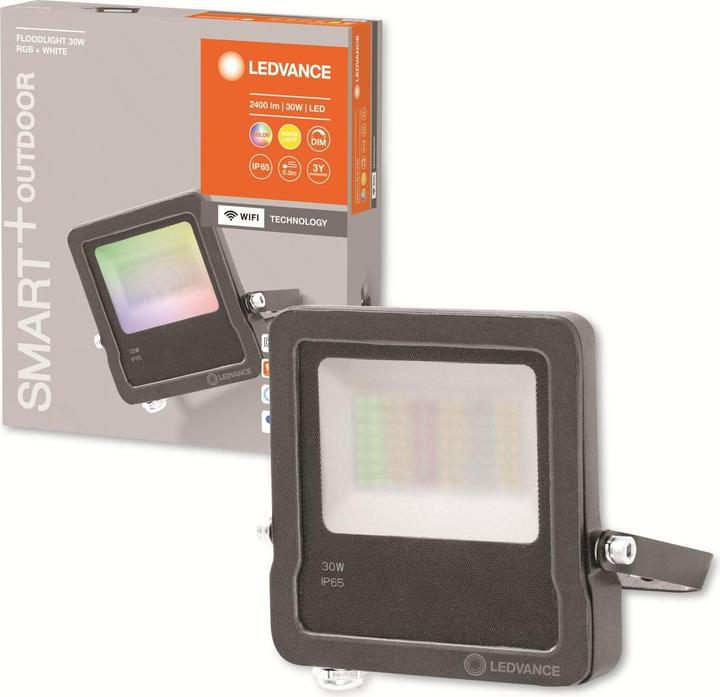 Image du produit Ledvance Projecteur extérieur à LED avec technologie WiFi (2190 lm, IP65)