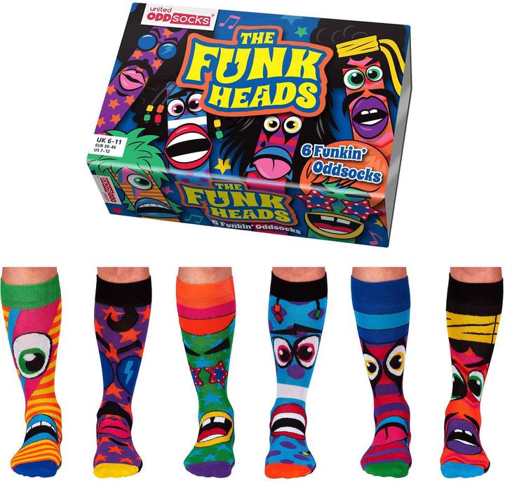 Image du produit United Oddsocks The Funk Heads (Lot de 3, 39 - 46)