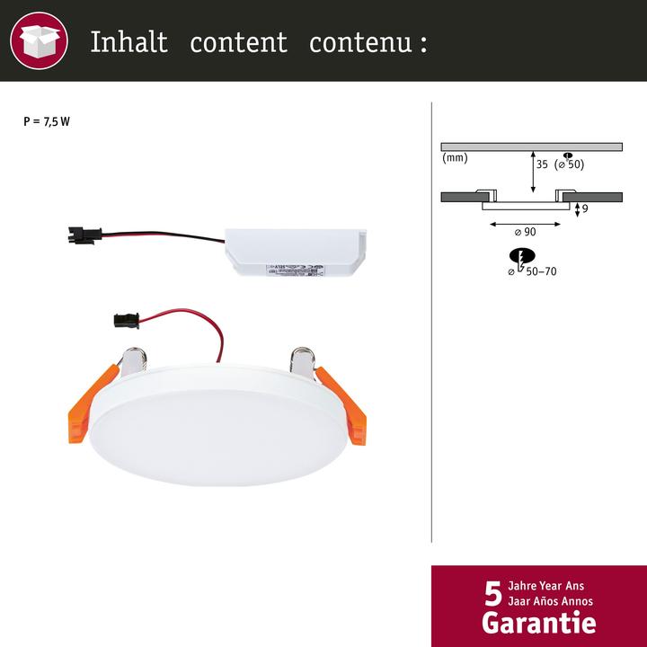 Actual product image Paulmann Luminaires Veluna VariFit Edge (700 lm)