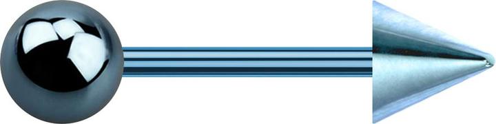 Immagine prodotto Star Piercing Micro bilanciere azzurro con palla e cono (senza ottone, Titanio)