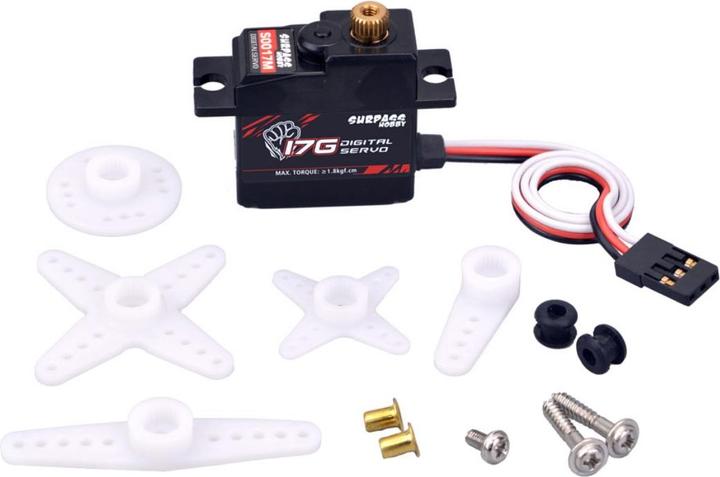Actual product image Surpass Hobby Servo 17G S0017M