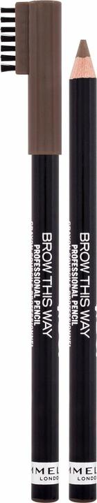 Produktbild Rimmel London Rimmel - Brow This Way Brow Eyebrow Pencil with Brush 006 Brunette 0.25g (006 Brunette)