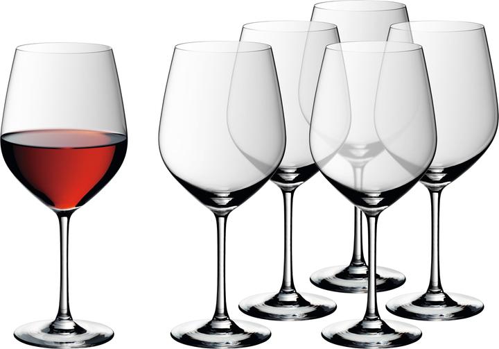 WMF Calice bourguignon easy Plus,6ER GP (70 cl, 6 Verres, Verres à vin rouge)