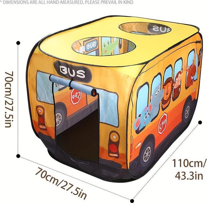 Immagine prodotto Activity Board Pacchetto bomboniere per bambini, tenda autobus per bambini, casetta per interni, casetta per
