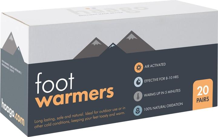 Image du produit Häago Chauffe-pieds 20 paires pour pointures 35-38