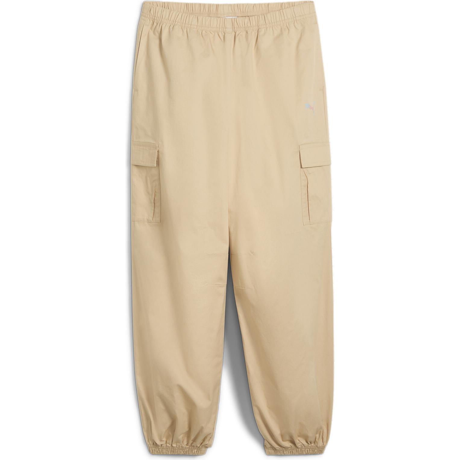 Puma, Mädchen, Sporthose, BUTTERFLY VIBE Cargo Pants G (140), Beige, 140