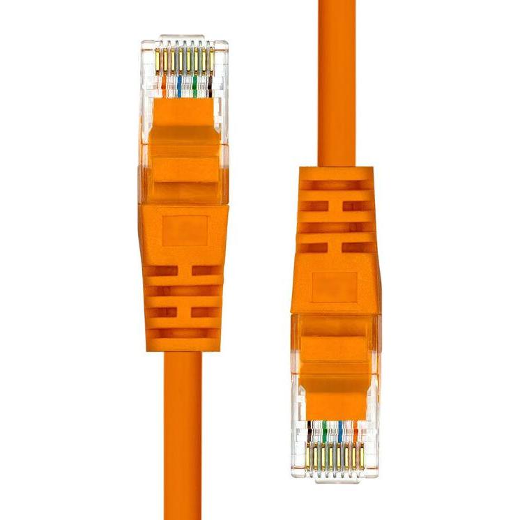 Thumbnail - ProXtend U/UTP CAT5e PVC AWG 26 CCA Orange 5M (U/UTP, CAT5e, 5 m), Netzwerkkabel