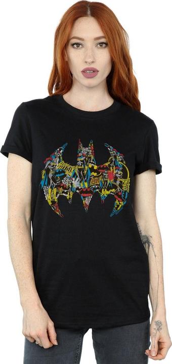 Produktbild Batman Batgirl Logo Collage Baumwolle Boyfriend TShirt (3XL)