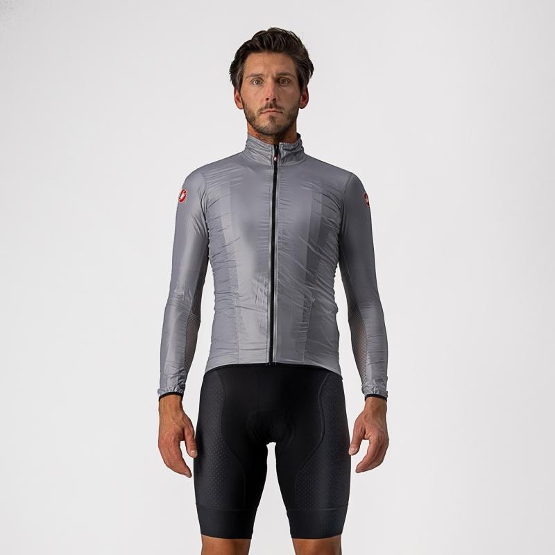 Castelli, Herren, Velojacke, Aria Shell Jacket (M), Blau, M