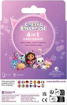 Productafbeelding ASS Altenburg 10044022 - Gabbys Poppenhuis - Kwartet 4 in 1 (Duits, 2 - 4 Spelers)