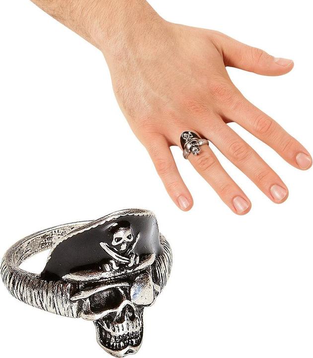 Actual product image Widmann Totenkopfring Pirat