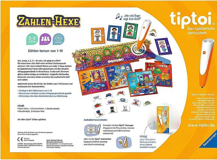 Produktbild tiptoi Zahlen-Hexe (Deutsch, 3 - 5 Jahre)