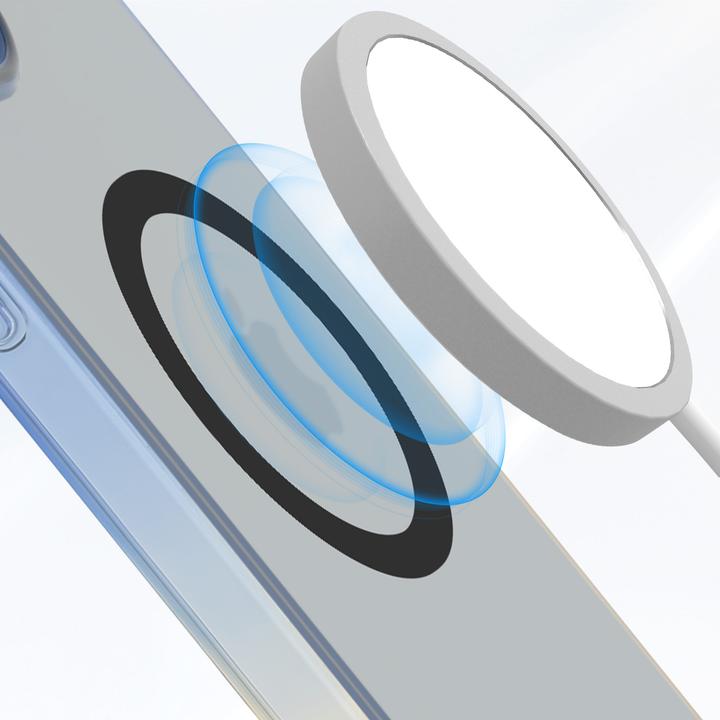 Image du produit BMW BMHMP15SHTGE iPhone 15 / 14 / 13 6.1" szary/grey hardcase Gradient Bumper MagSafe (Apple iPhone 15)