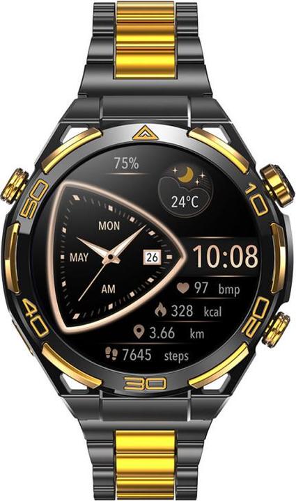 Produktbild Blackview W90 Pro (Montre connectée - 1.43" - Appels Bluetooth) Noir (48.60 mm)