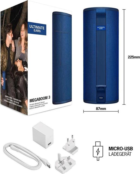 Image du produit UE Megaboom 3 (20 h, Fonctionnement sur batterie, Alimentation via port USB)