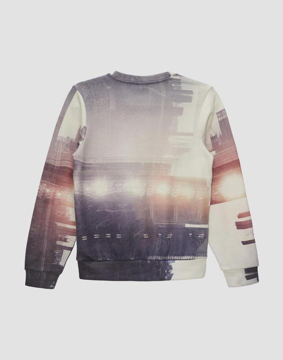 Produktbild s.Oliver Sweatshirt Sweatshirt mit Allover-Foto-Print (S)