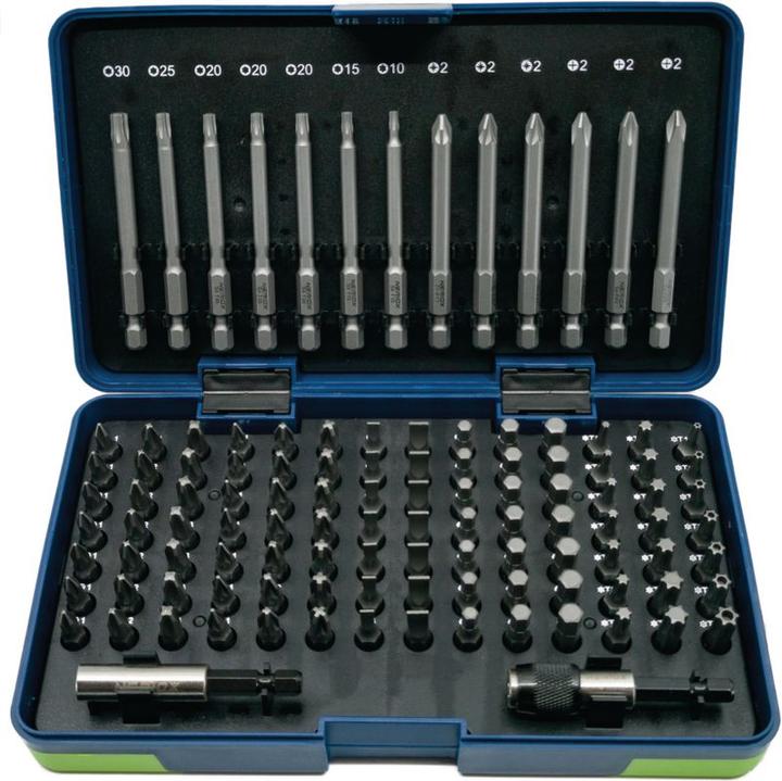 Produktbild Neriox Bit-Satz 113-teilig (Innensechsrund TX M25, Innensechsrund TX M40, Kreuz Phillips PH M1, Kreuz Phillips PH M2, Kreuz Pozidriv PZ M2, Kreuz Phillips PH M3, Innensechsrund TX M20, Innensechsrund TX M27, Innensechsrund TX M30, Innensechsrund TX M10, Innensechsrund TX M15)