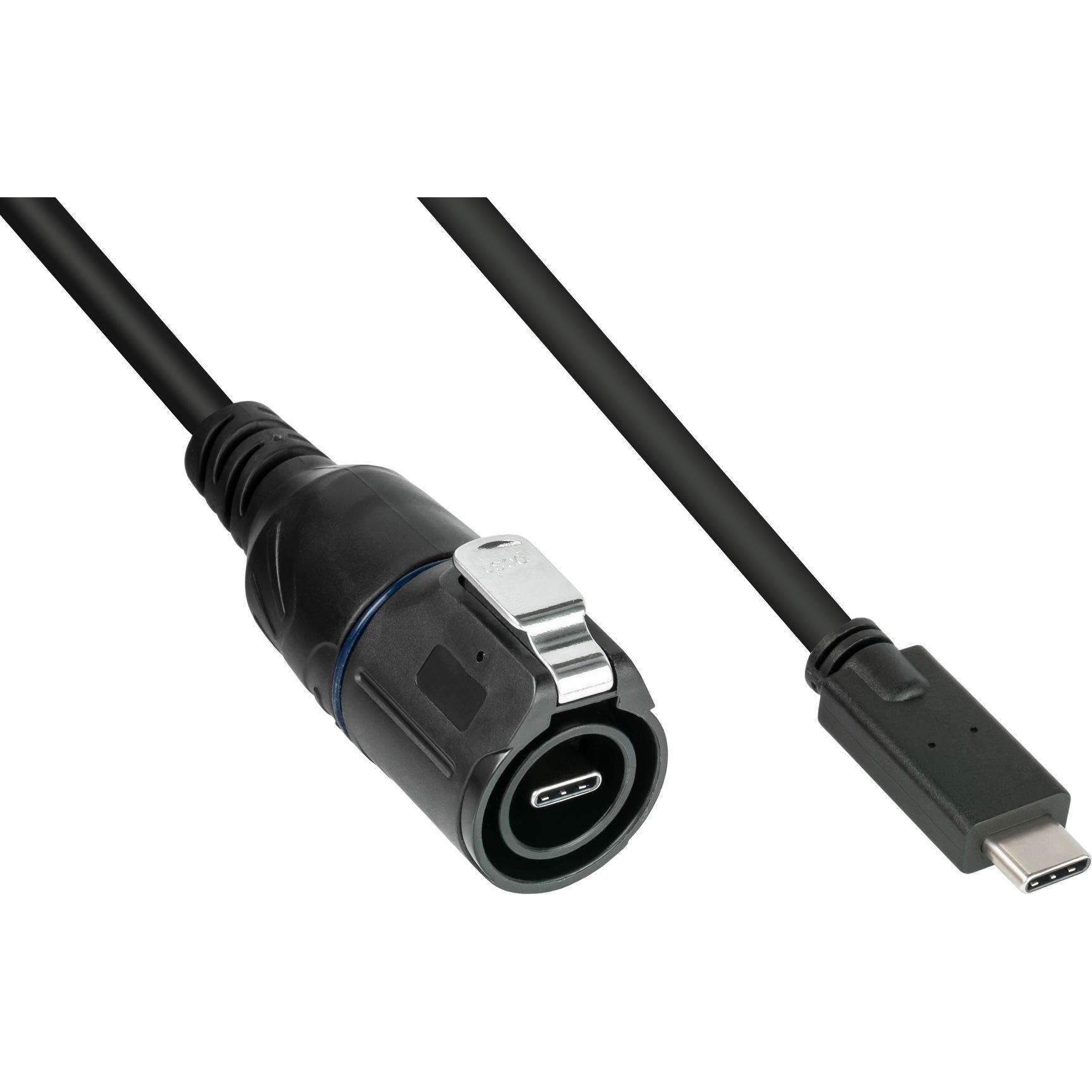 Good Connections Industrie-Steckverbinder S1 (0.50 m, USB 3.2 Gen 2), USB Kabel