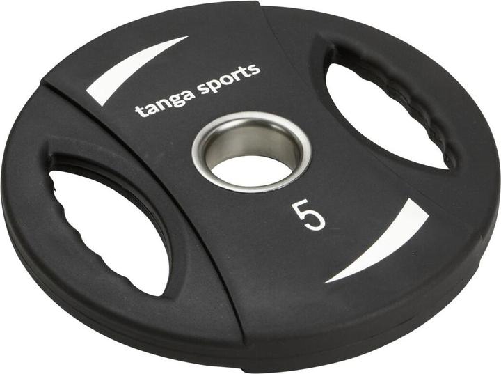 Actual product image Tanga Sports TPU weight plate, 5 kg