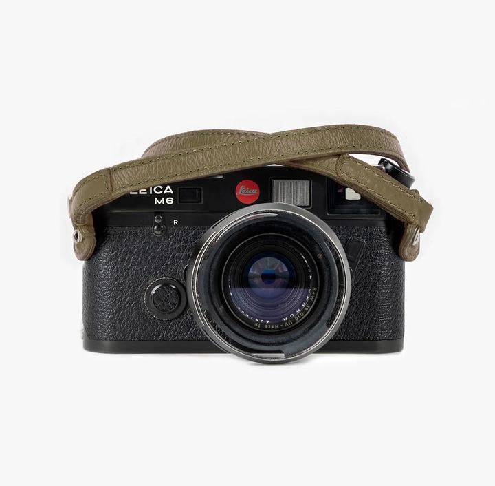 Produktbild Bronkey Roma Leather strap, olivgrün 95 cm