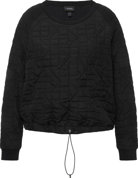 Immagine prodotto Ulla Popken Maglia con trapuntatura, fascia, scollo a girocollo e maniche lunghe (46, 48)
