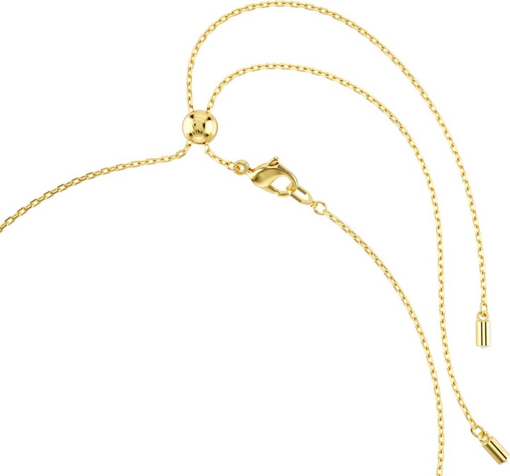 Produktbild Swarovski Symbolica Halsband Mond Unendlichkeitssymbol Glücksklee Augensymbol und Hufeisen Blau Gold (Swarovski Metall)