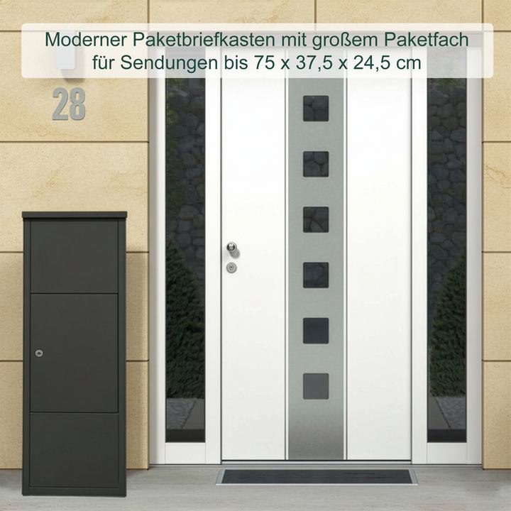 Actual product image Relaxdays parcel box