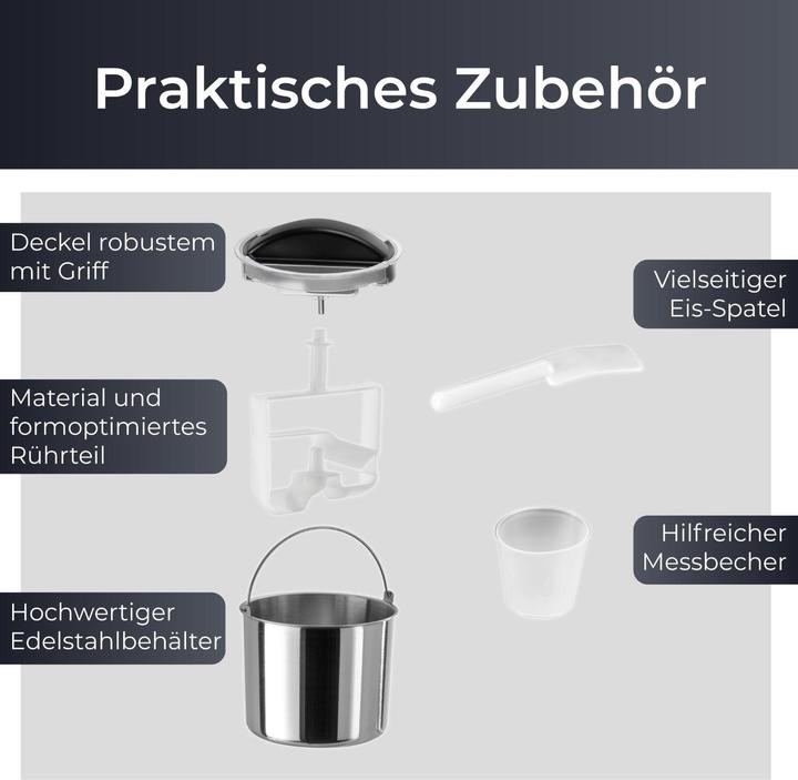 Image du produit KLAMER Machine à crème glacée