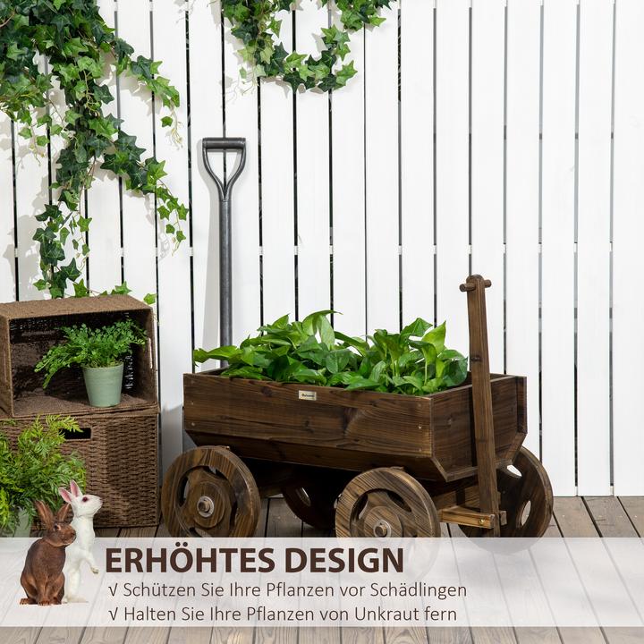 Immagine prodotto Outsunny Blumenwagen mit Rollen