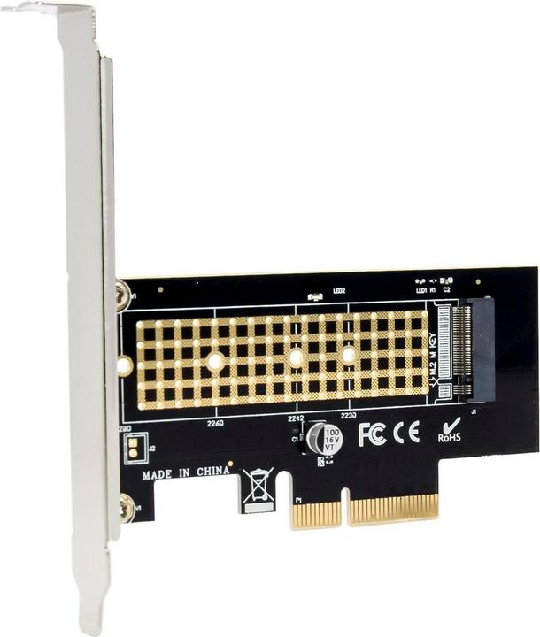 Produktbild MicroConnect MC-PCIE-NVME-SSDADAPT Schnittstellenkarte/Adapter